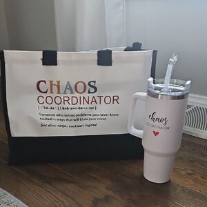 Chaos Coordinator Tote and Tumbler Set